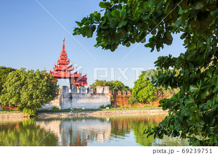 Mandalay, Myanmar at the palace  69239751