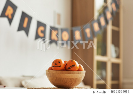 Spooky Tangerines In Bowl Spooky Tangerines In Bowl 69239992