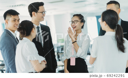 People working in new normal, after pandemic 69242291