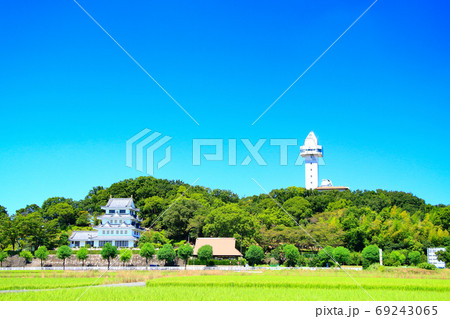 尾張旭市、田園地帯の風景 尾張旭市、田園地帯の風景 69243065