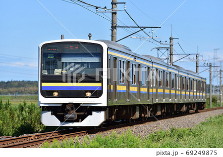 成田線 下総神崎-滑河 JR東日本 209系2100番台 C402編成(幕張) 成田線 下総神崎-滑河 JR東日本 209系2100番台 C402編成(幕張) 69249875