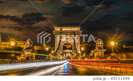 Illuminated Chain Bridge Illuminated Chain Bridge 69251099