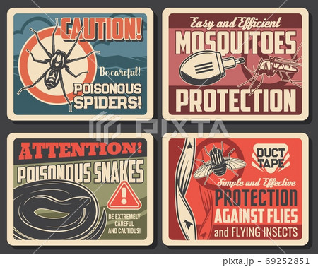 Mosquito and flies protection, snakes and spider Mosquito and flies protection, snakes and spider 69252851