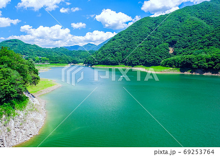 緑の薗原湖 69253764