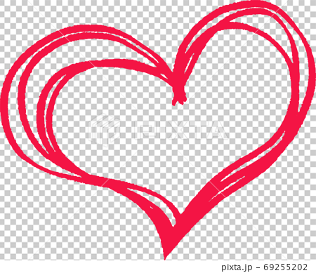 Illustration Of A Heart Symbol Drawn With Cute Stock Illustration