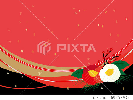 年賀状背景イラスト素材のイラスト素材