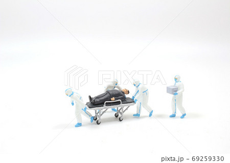 a Professional doctors and nurses wearing protective suite a Professional doctors and nurses wearing protective suite 69259330