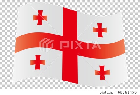 New World Flag 2:3Ver gradation waveform Georgia New World Flag 2:3Ver gradation waveform Georgia 69261459