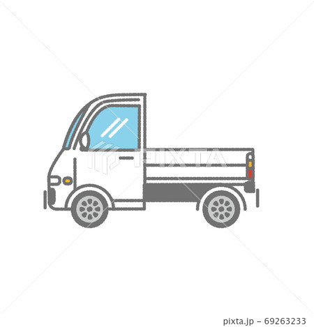 軽トラックのイラスト素材