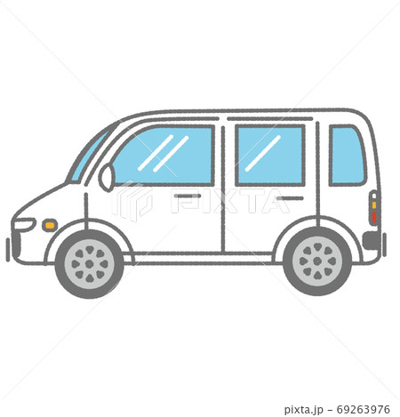 ミニバンのイラスト素材
