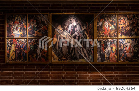 Interior of Cathedral of Our Dear Lady in Munich, Germany Interior of Cathedral of Our Dear Lady in Munich, Germany 69264264