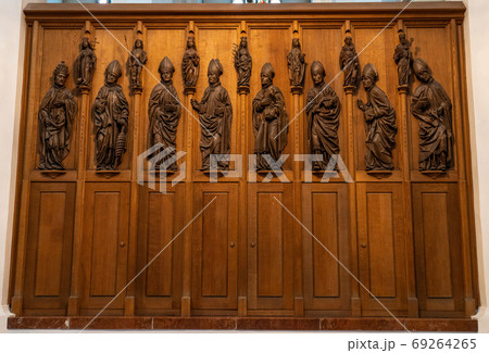 Interior of Cathedral of Our Dear Lady in Munich, Germany Interior of Cathedral of Our Dear Lady in Munich, Germany 69264265