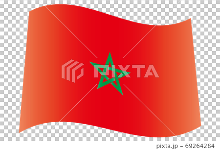 新世界の国旗2:3Verグラデーション波形 モロッコ 新世界の国旗2:3Verグラデーション波形 モロッコ 69264284