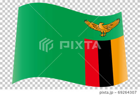 New World Flag 2:3 Ver gradation waveform Zambia 69264307