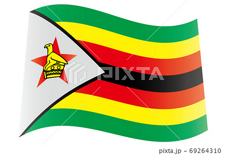 新世界の国旗2:3Verグラデーション波形 ジンバブエ 新世界の国旗2:3Verグラデーション波形 ジンバブエ 69264310