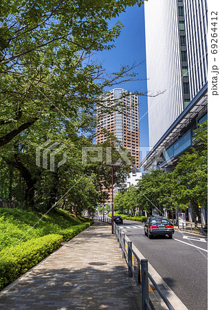 飯田橋 外濠公園沿いの並木道 飯田橋 外濠公園沿いの並木道 69264412