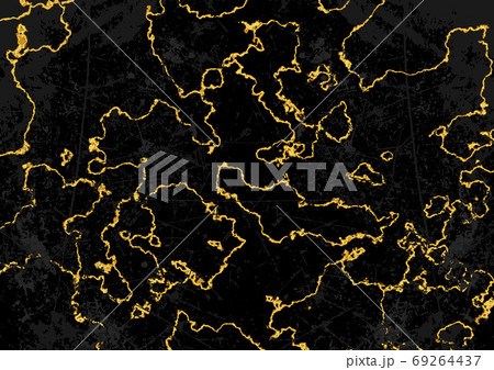 Black and Gold Marble Texture Black and Gold Marble Texture 69264437