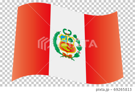 New World Flag 2:3Ver gradation waveform Peru 69265813