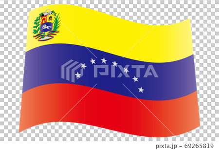New World Flag 2:3Ver gradation waveform Venezuela 69265819