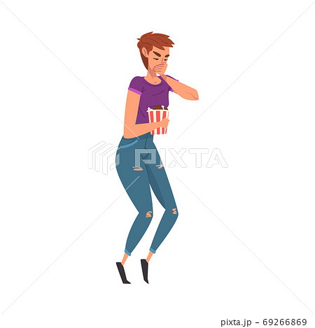 Change in Appetite Bipolar Disorder Symptom, Girl Suffering from Manic Depressive Illlness, Mental Health Concept Cartoon Style Vector Illustration Change in Appetite Bipolar Disorder Symptom, Girl Suffering from Manic Depressive Illlness, Mental Health Concept Cartoon Style Vector Illustration 69266869