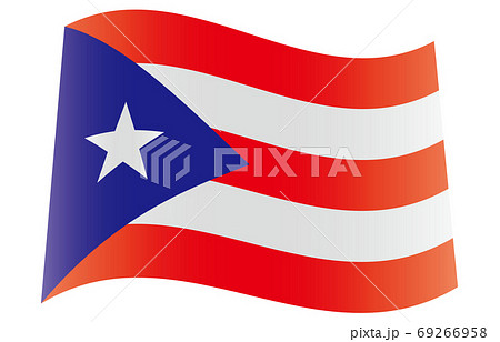 新世界の国旗2:3Verグラデーション波形 プエルトリコ 新世界の国旗2:3Verグラデーション波形 プエルトリコ 69266958