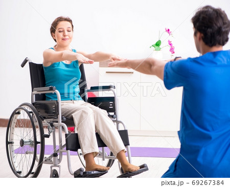 Woman recovering after traffic accident Woman recovering after traffic accident 69267384