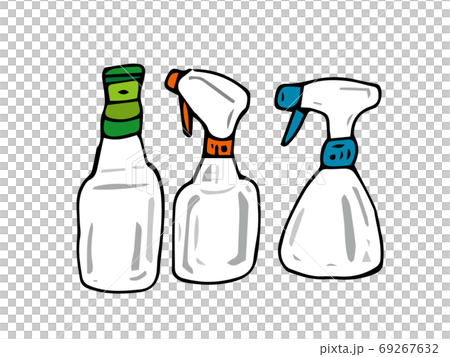 Three spray bottles 69267632