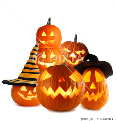 Jack O Lantern Halloween pumpkins 69268403