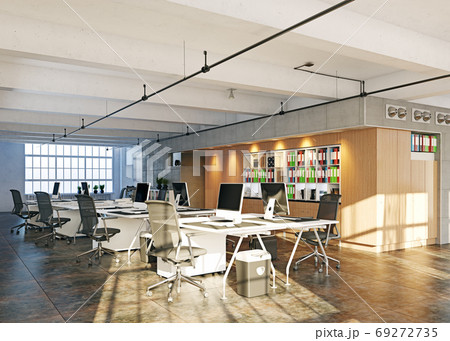 contemporary loft office 69272735