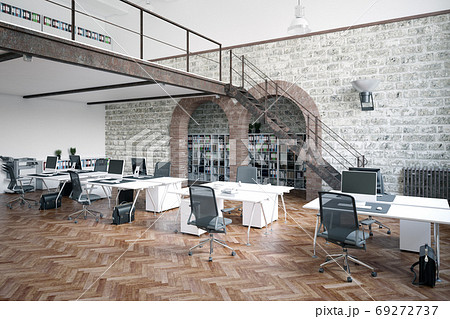 contemporary loft office 69272737