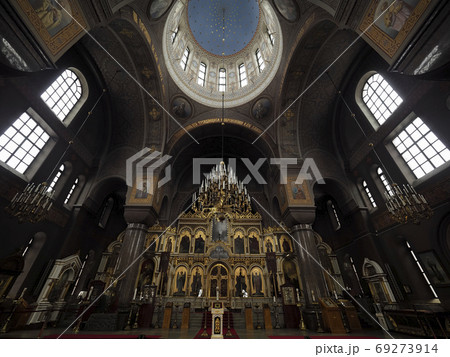 フィンランド・ヘルシンキ 生神女就寝大聖堂 内部 Uspenski Church, Helsinki 69273914