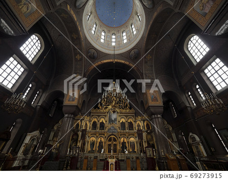 フィンランド・ヘルシンキ 生神女就寝大聖堂 内部 Uspenski Church, Helsinki 69273915