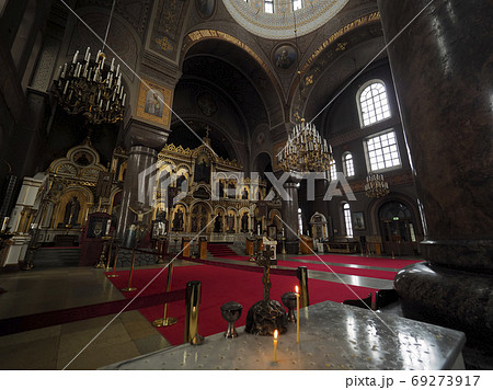 フィンランド・ヘルシンキ 生神女就寝大聖堂 内部 Uspenski Church, Helsinki 69273917