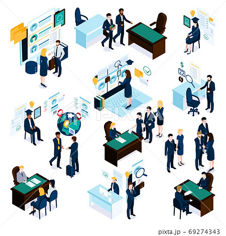Recruiting Isometric Set 69274343