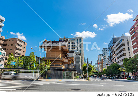 日本の東京都市景観 水天宮などを望む 日本の東京都市景観 水天宮などを望む 69275105