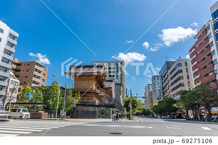 日本の東京都市景観 水天宮などを望む 日本の東京都市景観 水天宮などを望む 69275106