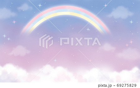 ファンシーな空のイラスト のイラスト素材 [69275829] - PIXTA