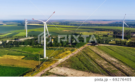 Wind turbines in Donduseni, Moldova 69276405