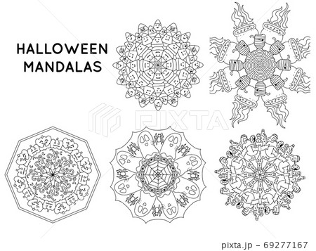 Halloween theme mandala 69277167