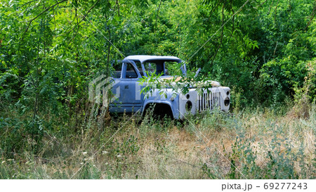 Old abandoned truck in Moldova Old abandoned truck in Moldova 69277243