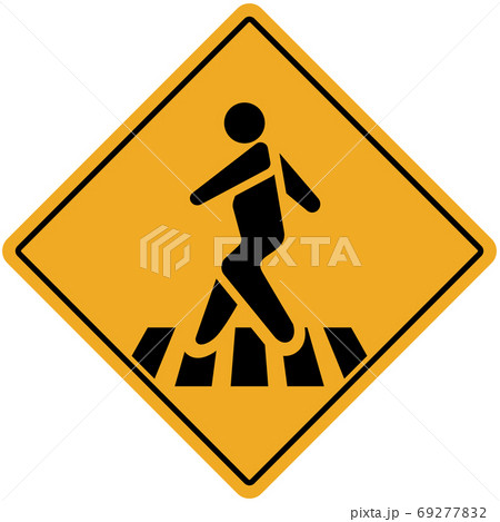 No walk icon access for pedestrians prohibition sign No walk icon access for pedestrians prohibition sign 69277832