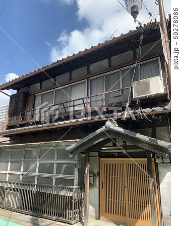 昭和初期の民家の写真素材