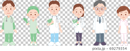 醫務人員排隊 醫務人員排隊 69279354