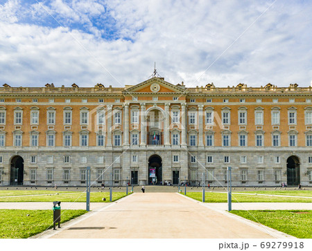 イタリア 世界遺産 カゼルタ宮殿の写真素材