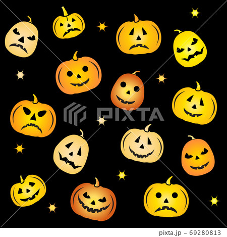 Vector Halloween pumpkin Jack O'Lantern Festive 69280813