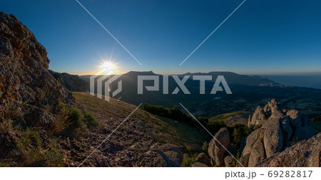 mountain landscape Crimea mountain landscape Crimea 69282817