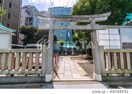 日本の東京都市景観 日本橋七福神の椙森神社(恵比寿神)=中央区日本橋堀留町 日本の東京都市景観 日本橋七福神の椙森神社(恵比寿神)=中央区日本橋堀留町 69288091