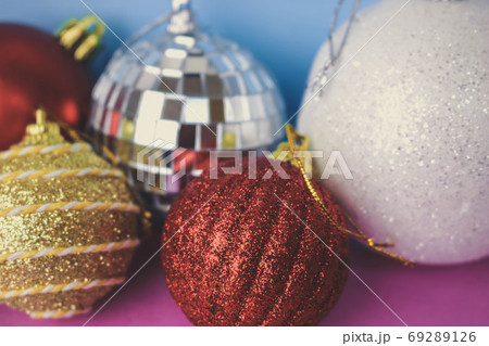 Many different multicolored colored red yellow Many different multicolored colored red yellow 69289126