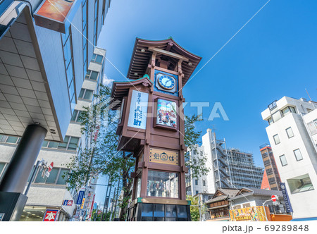 日本の東京都市景観　日本橋人形町などを望む 69289848