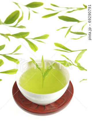 茶芽と湯飲み 茶芽と湯飲み 69290791
